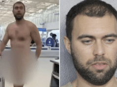 Martin Evtimov Florida man arrested walking through Ft Lauderdale airport drunk and naked